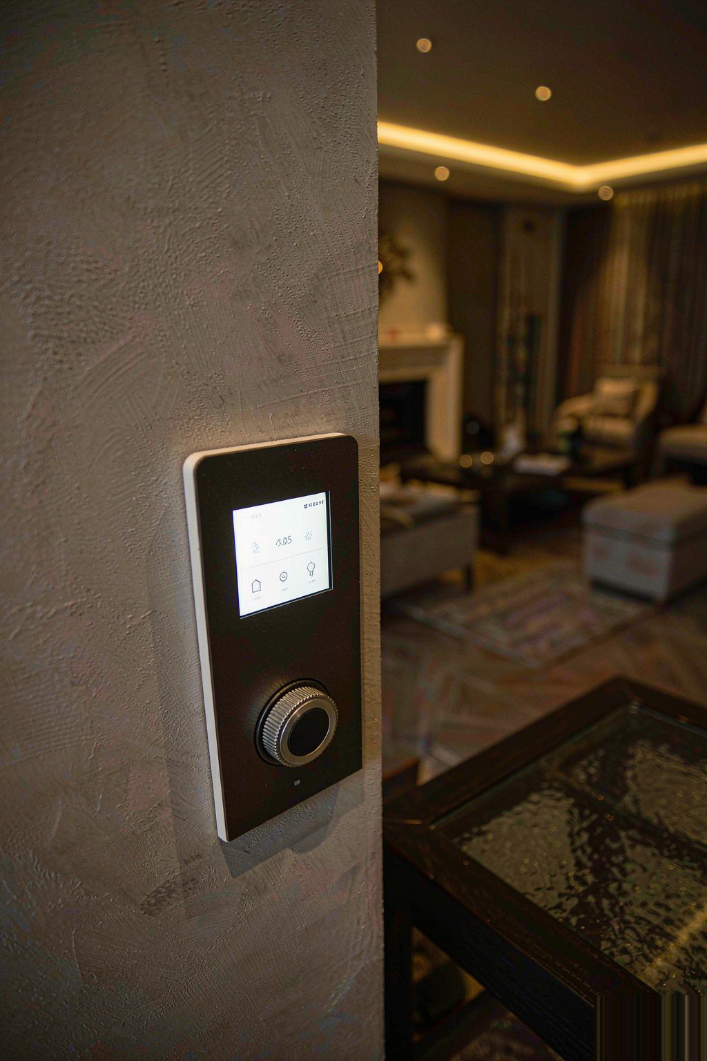 smart lighting control panel